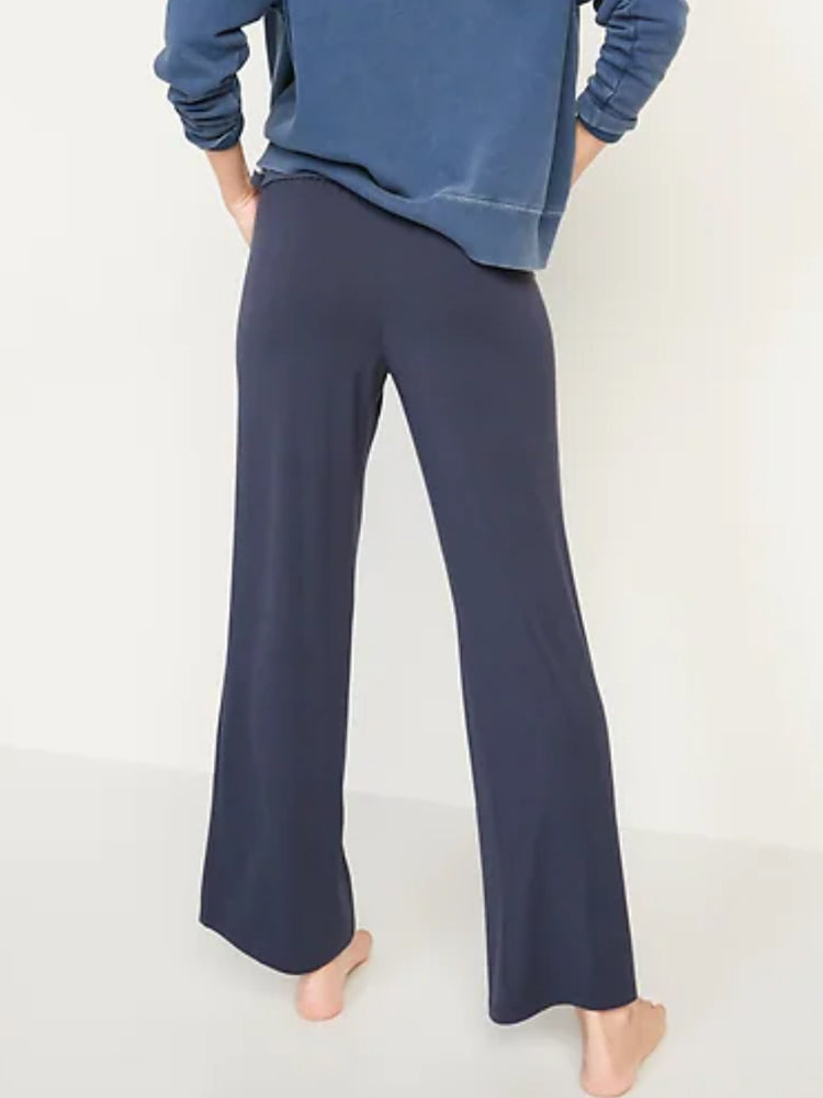 Women Modal Lounge Wide Leg Pants Soft Pajama Bottoms