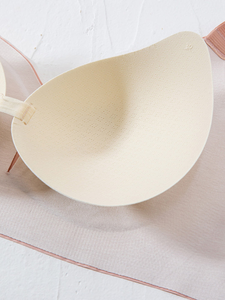 Thin Wireless Cotton Removable Pads Invisible Bra