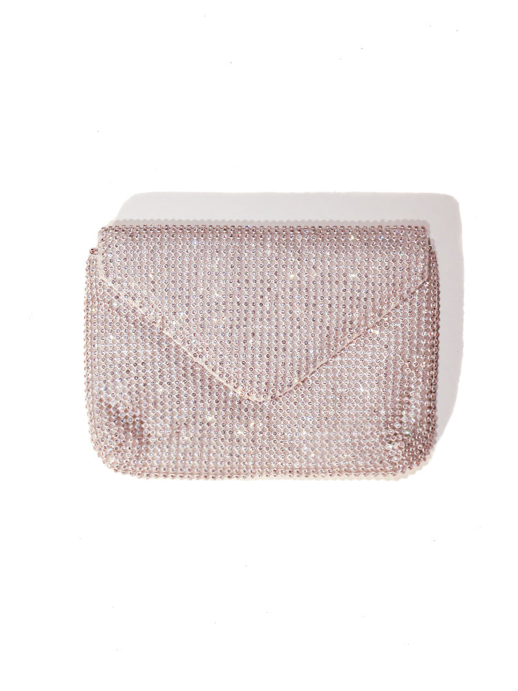 Glitter Rhinestone Wedding Evening Purse Crystal Envelope Crossbody Bags