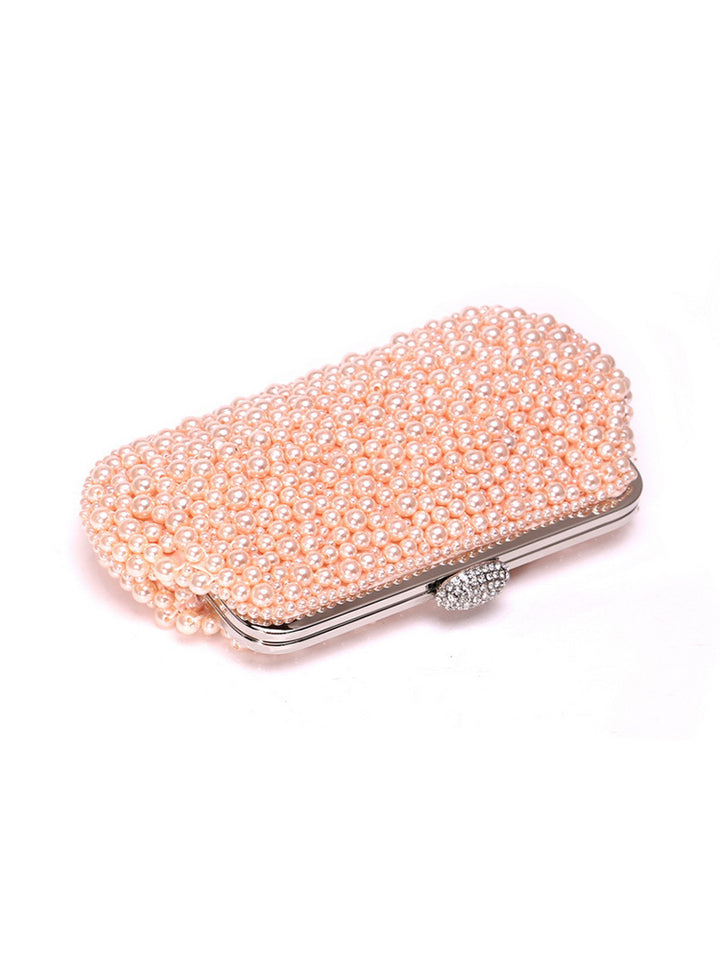 All Over Pearl Pouch Clutch Wedding Evening Bag