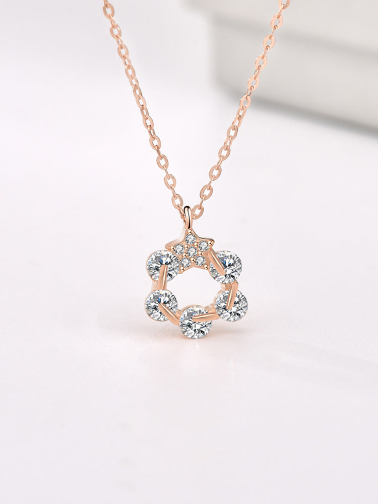 Hexagram Pendant Necklace