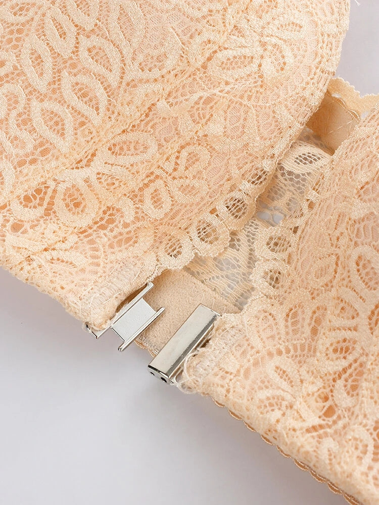 Beauty Back Breathable Sexy Front Close Wire-free Bra