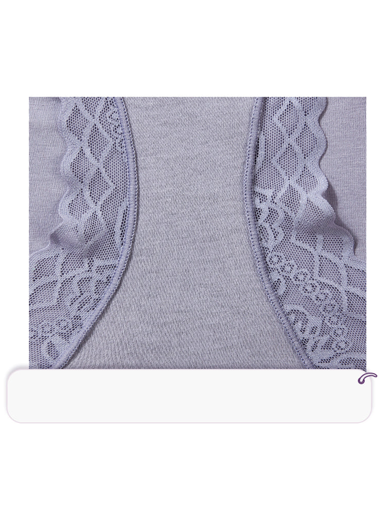 2-Pack Lace Full Coverage Shape Breathable Panty
