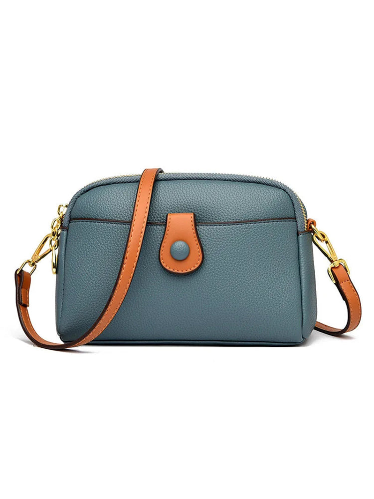 Mini Soft Leather Crossbody Bags Phone Purse Wallet
