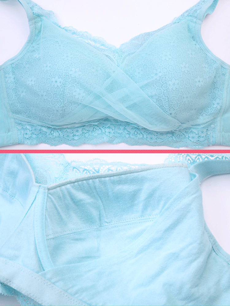 Comfort Lace Wireless Full Figure Bandeau Bra