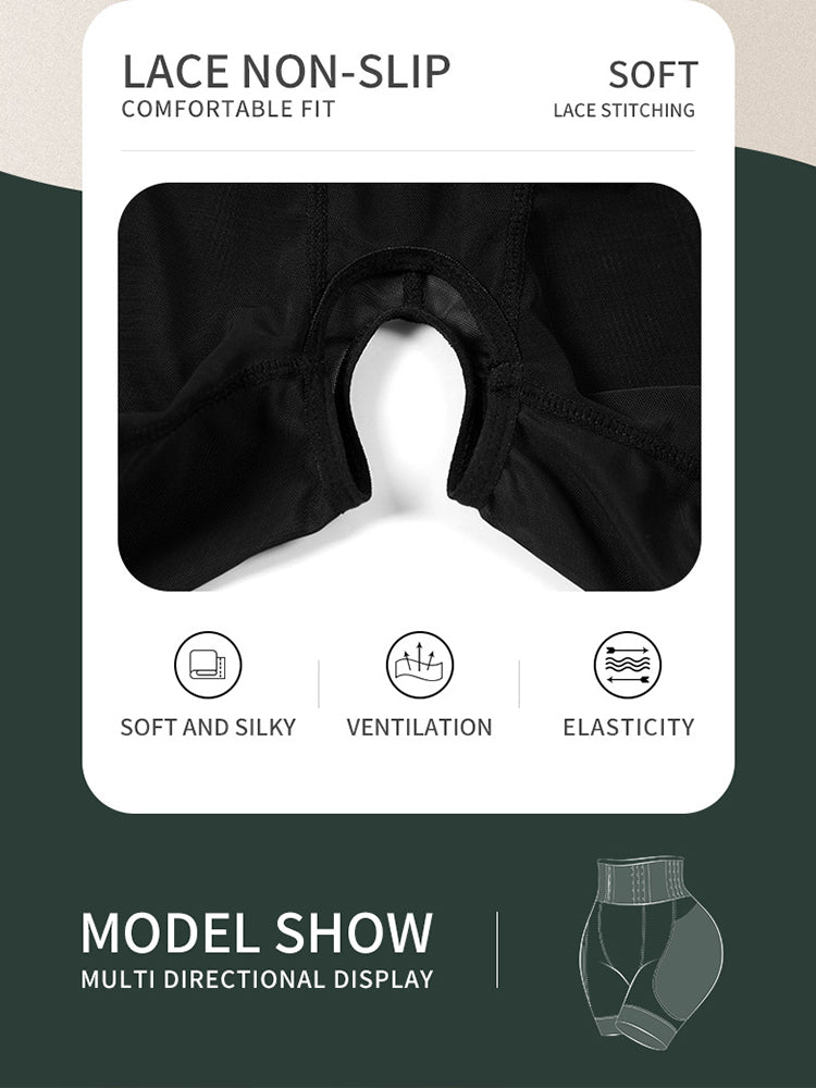 Breathable Mesh Adjustable Tight Waist Trainer Padded Butt Enhancer Shapewear