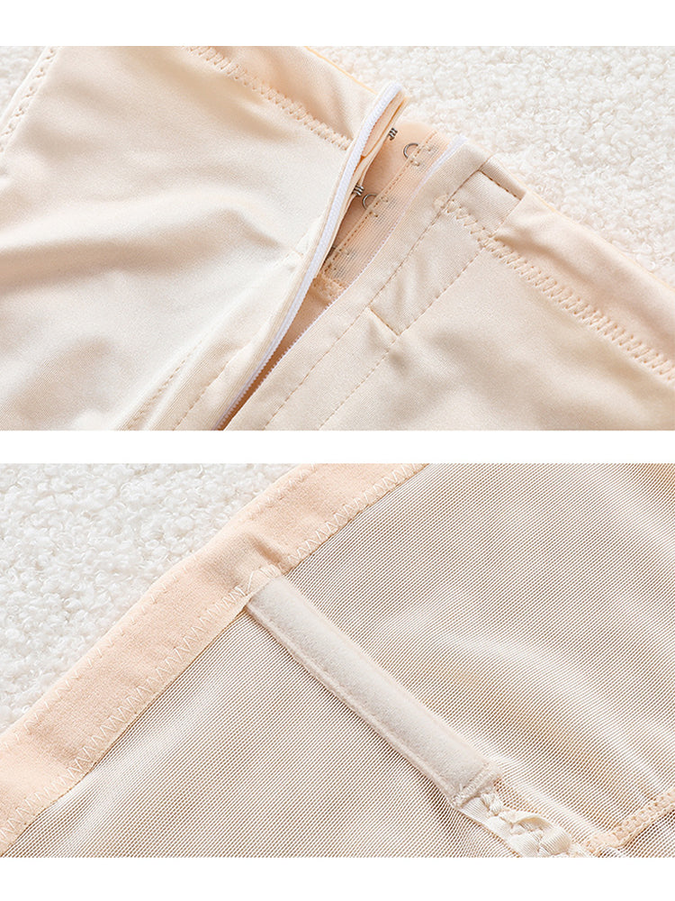 High Waist Zipper Tummy Control Recovery Slimming Shapewear