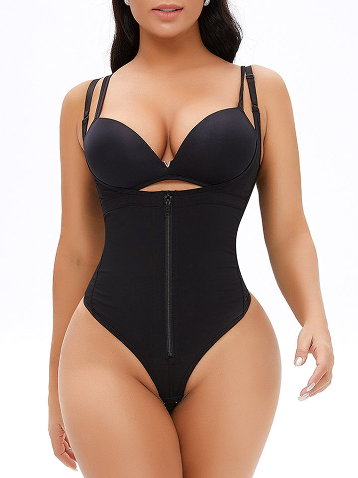 Waist Trainer Bodysuit Thong Shapewear for Women