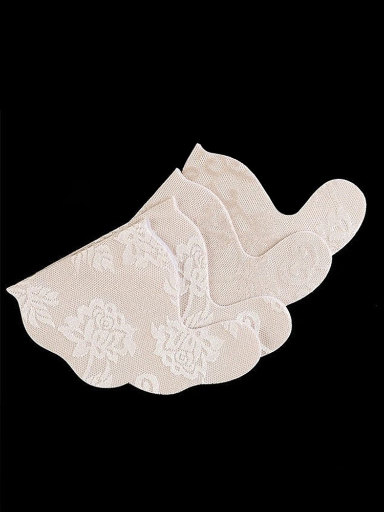 Disposable U-shaped Invisible Strapless Lace Adhesive Bra-10 Pairs