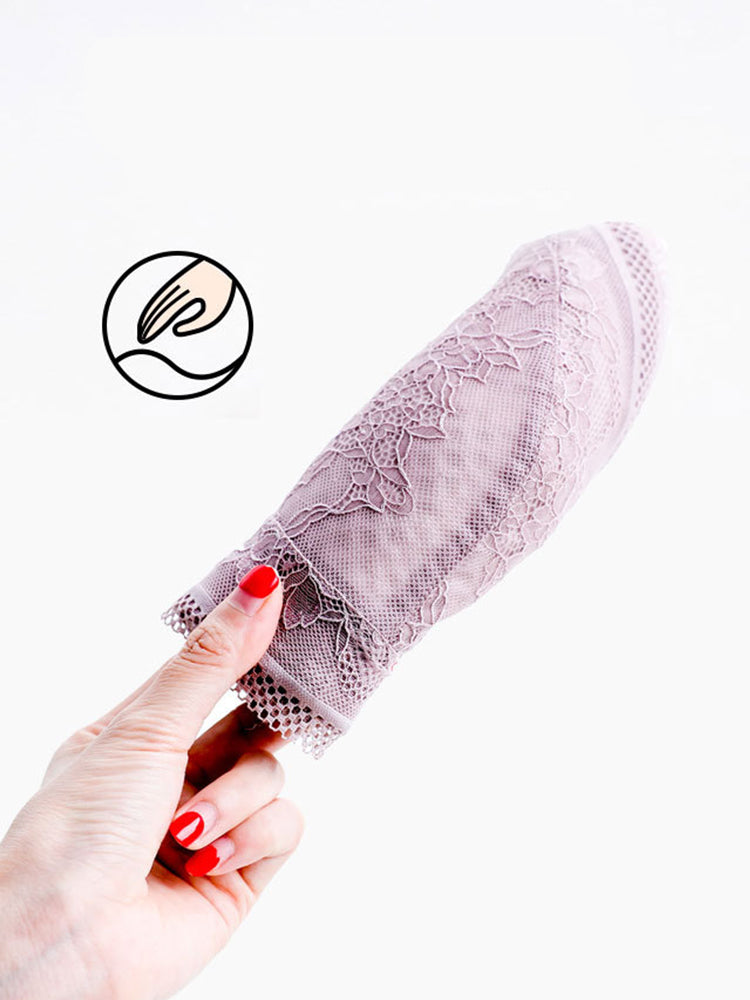 Lace Ultra-thin Wireless Minimizer Bras