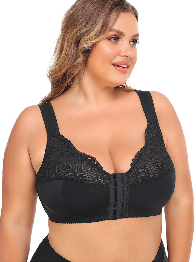 Vest Shaper Side Support Front Closure Bras
