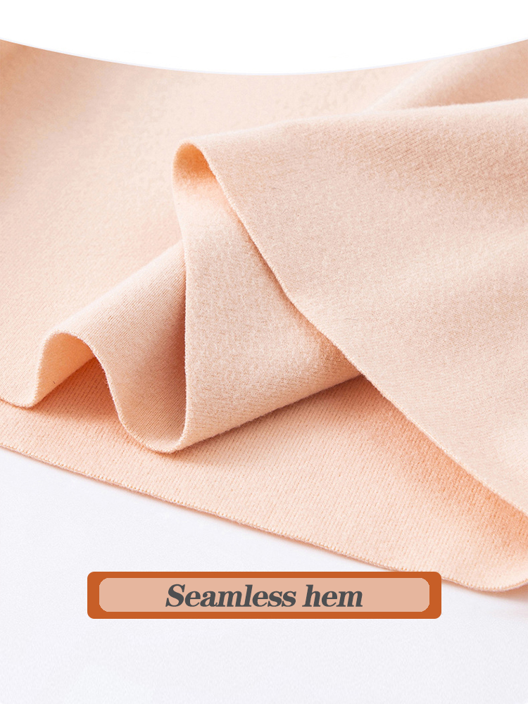 Seamless Fleece Thermal Underwear with Chest Pad