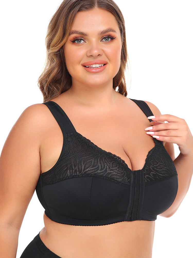 Vest Shaper Side Support Front Closure Bras