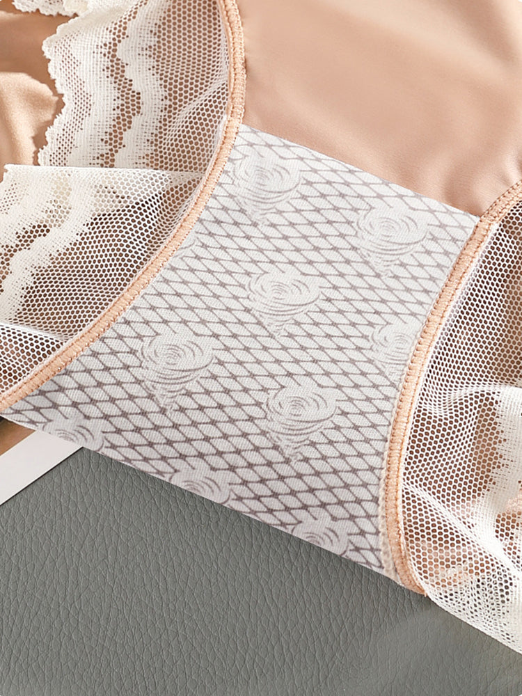 4-Pack High Waist Thin Breathable Antibacterial Panties