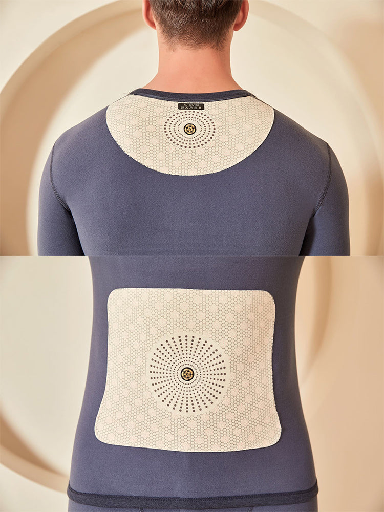 Round Neck Wool Warming Into Underwear Thermal For Couples