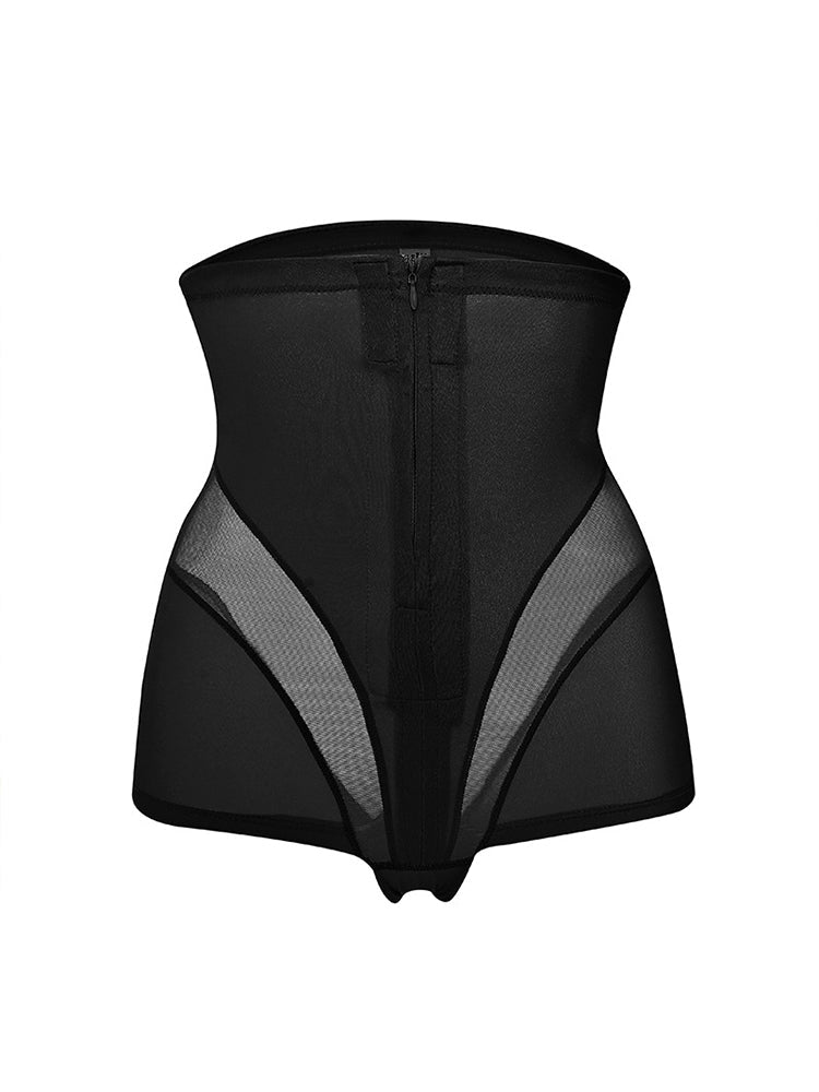High Waist Zipper Tummy Control Recovery Slimming Shapewear