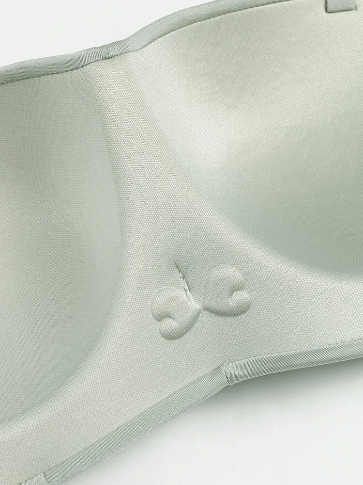 Seamless Detachable Double Straps Bandeau Bra
