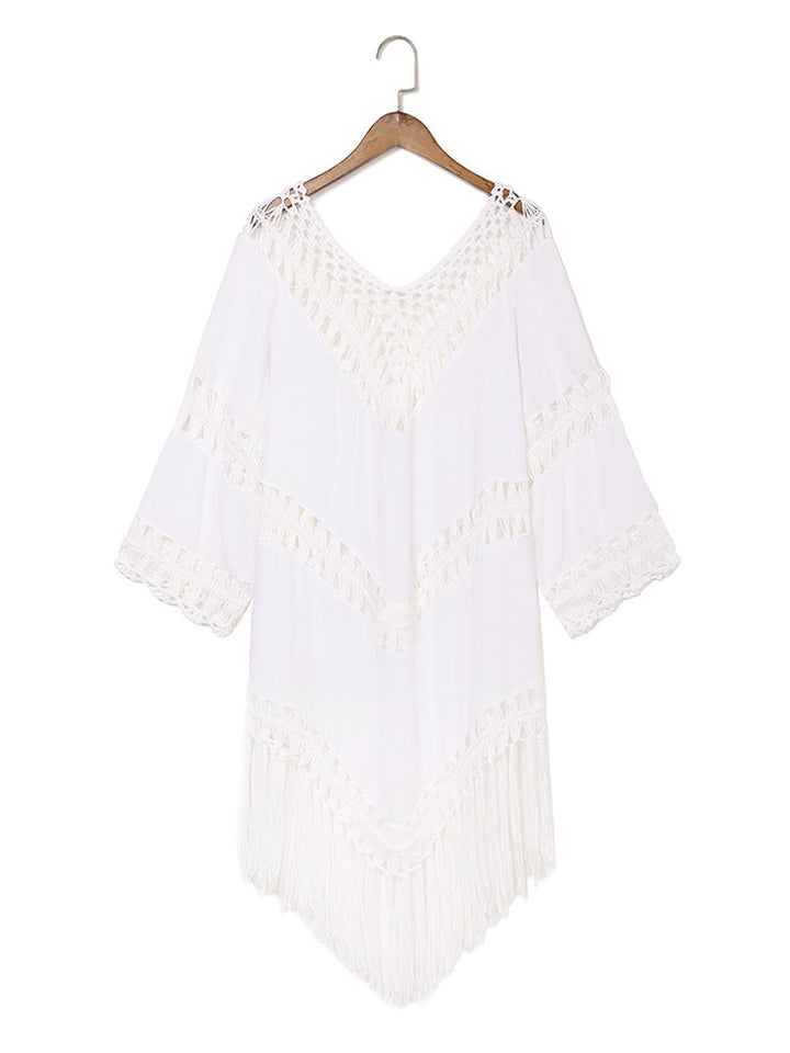 Summer Hollow Out Thin Sun Protection Beach Swimwear Cover Ups