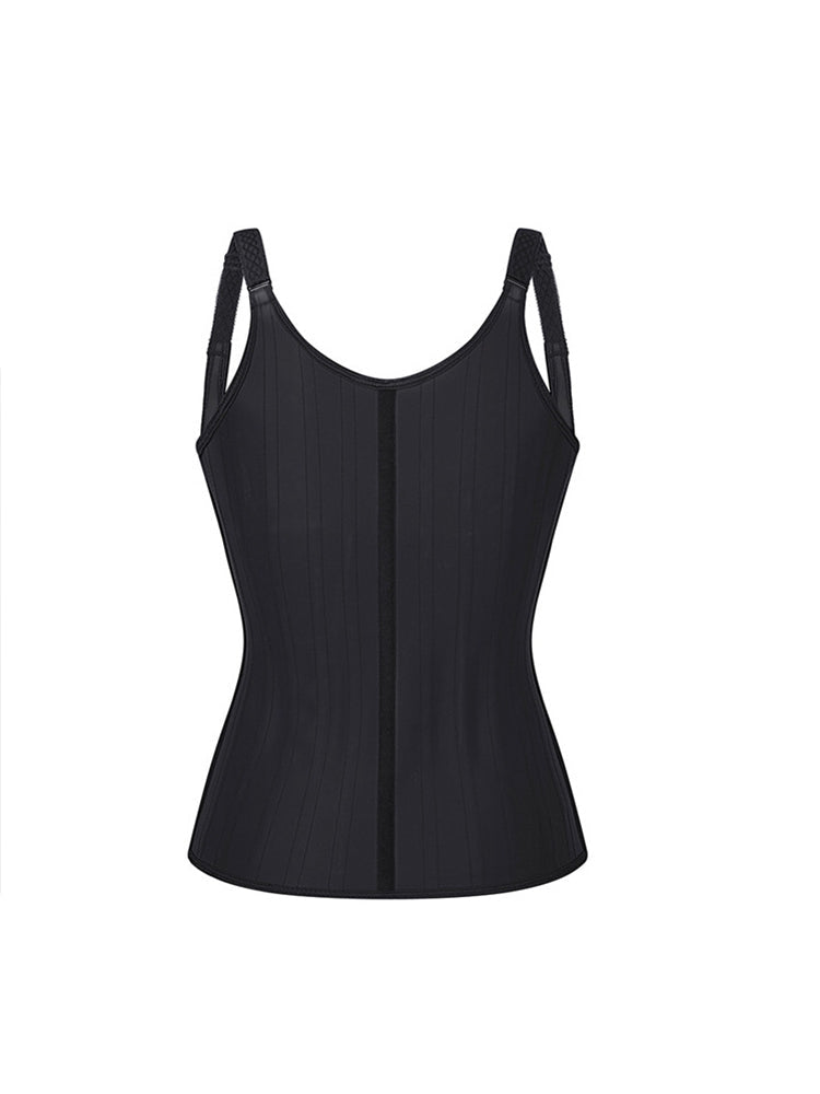 Latex Vest Waist Cincher Trainer Trimmer Girdle Workout Corset Body Shaper