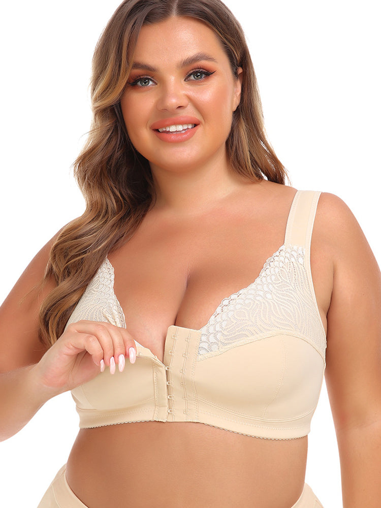 Vest Shaper Side Support Front Closure Bras