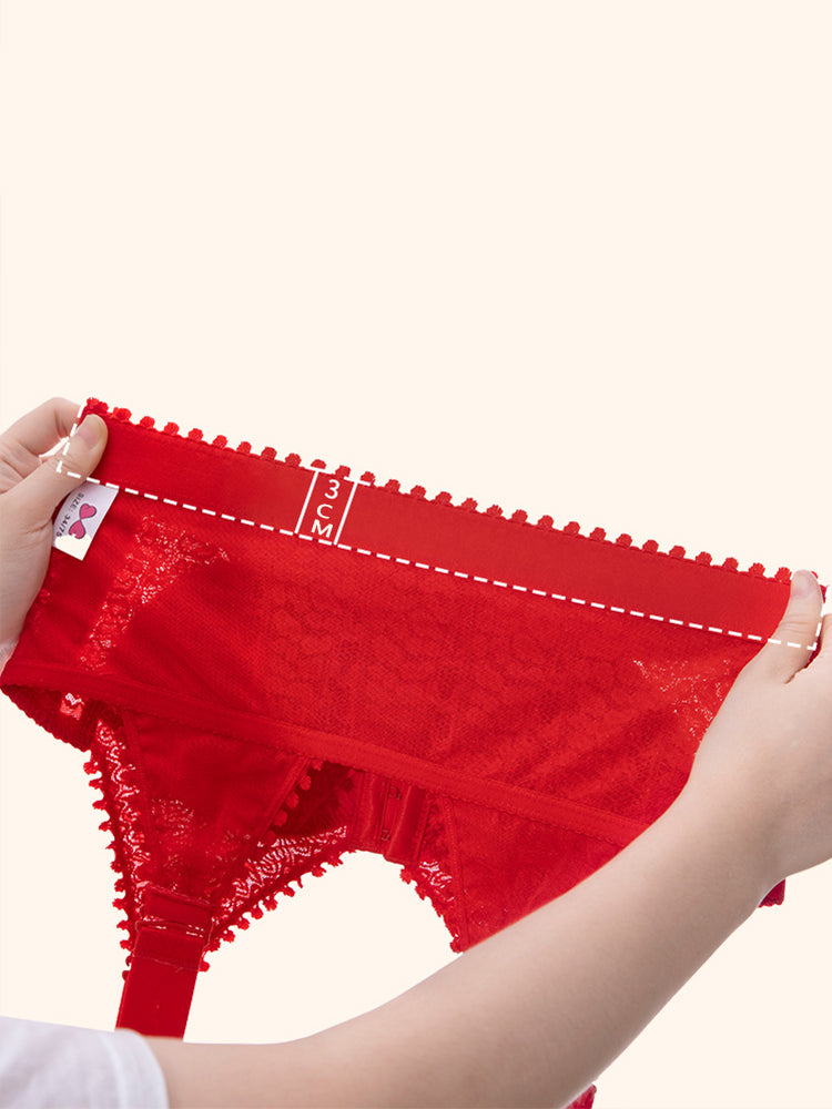 Comfort Front Closure Wire-Free Minimizer Bra and Panty Sets