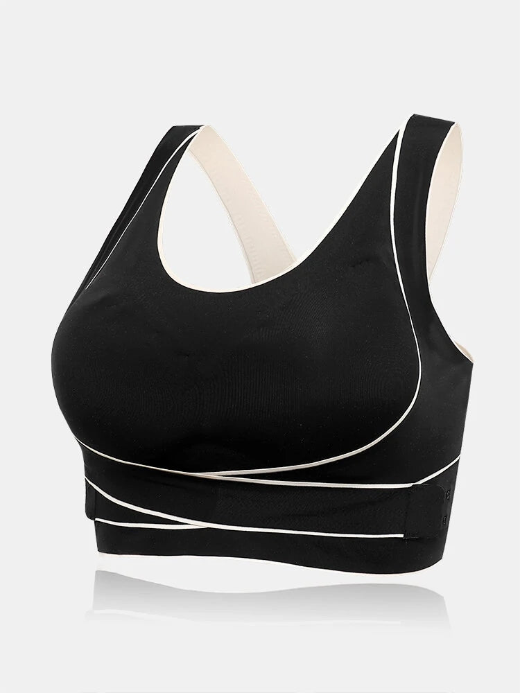 Front Closure Seamless Sports Wireless Bras