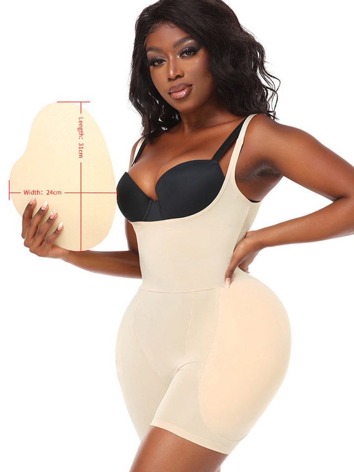 Removable Sponge Pad Tummy Control Enhancer Shaper