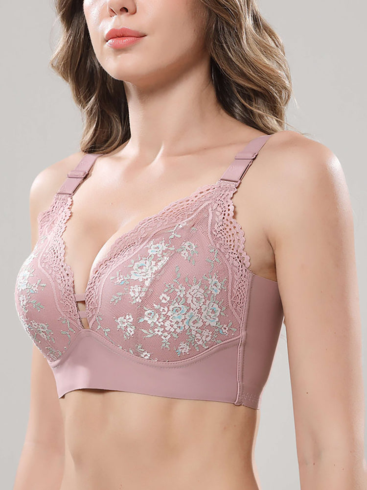 Side Support U-back Minimizer Bras