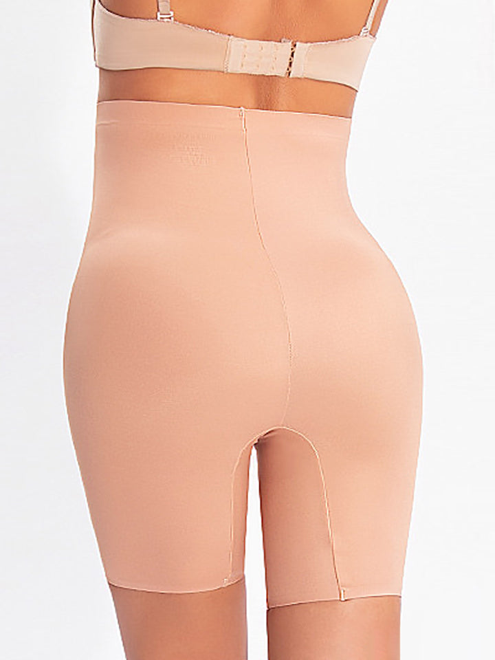 Women Waisted Tummy Control BodyShaper Slip Shorts for Under Dresses