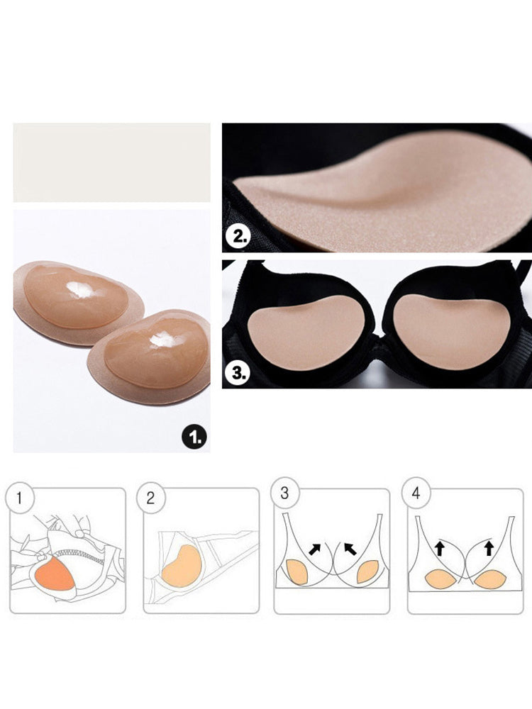 3-Pack Women's Swimsuit Bikini Set Padded Push Up Bra Chest Pad