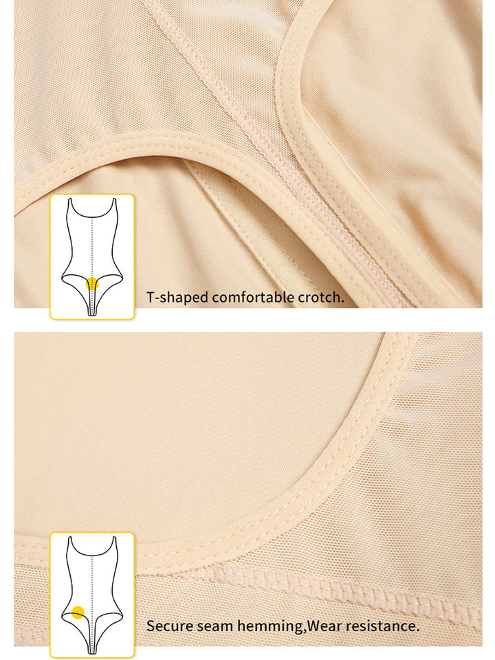 Waist Trainer Bodysuit Thong Shapewear for Women