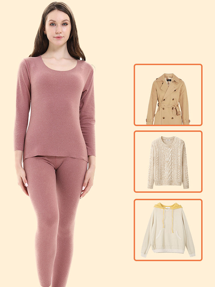 Solid Color Simple Dralon Thermal Set