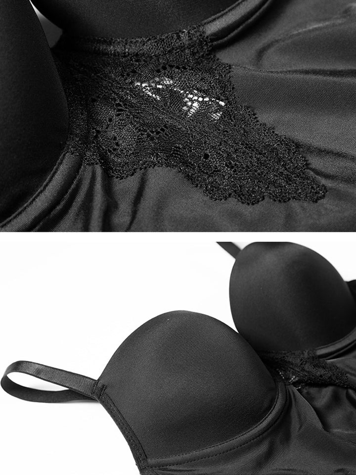 Floral Lace Tummy Control Lift Bodysuit Shapewear