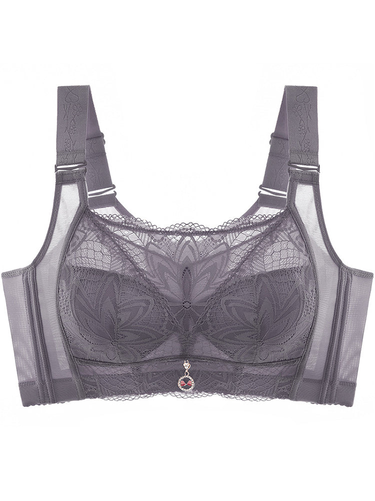 Breathable Shaping Side Support Minimizer Bras