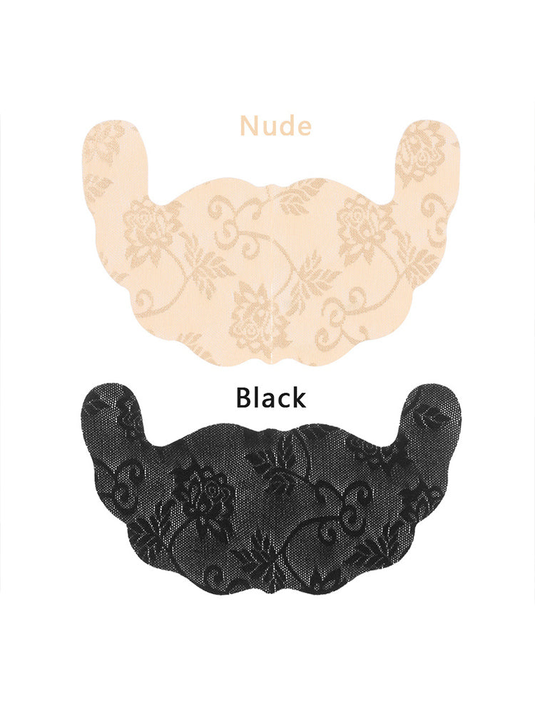 Disposable U-shaped Invisible Strapless Lace Adhesive Bra-10 Pairs