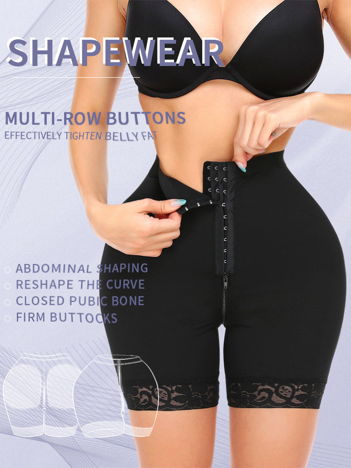 Upgraded Zipper Crotch Tummy Control Shapewear Shorts