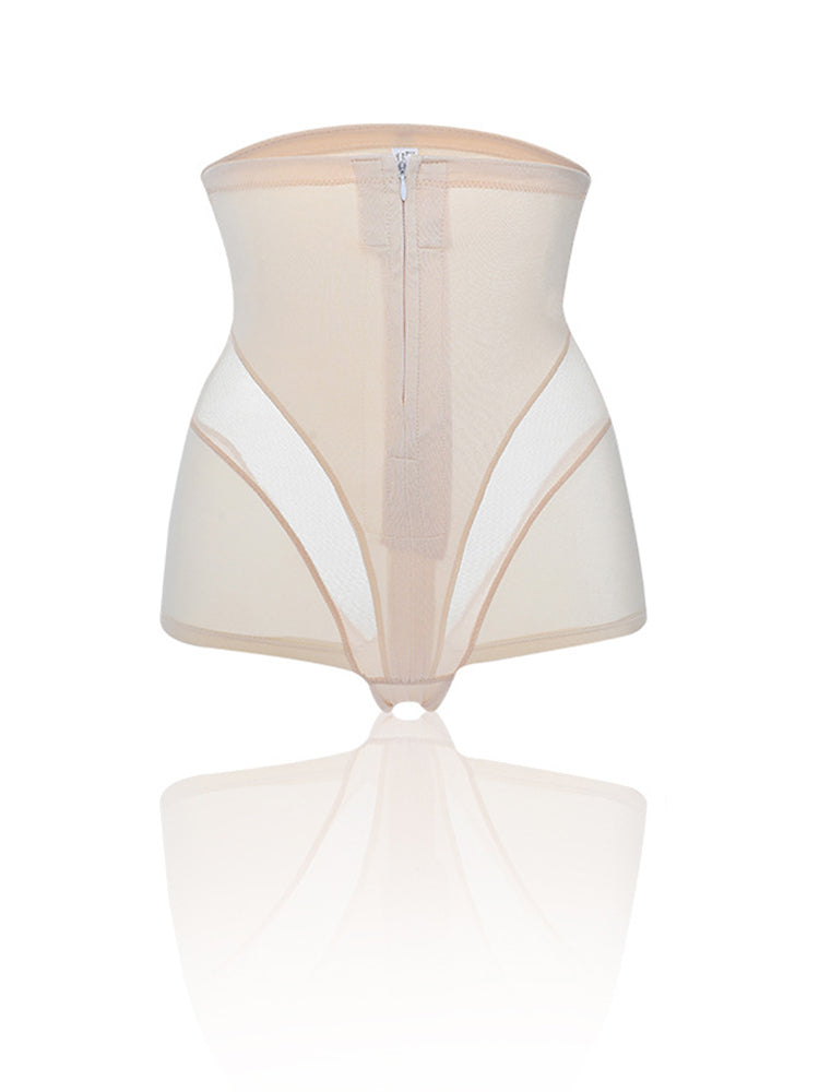 High Waist Zipper Tummy Control Recovery Slimming Shapewear