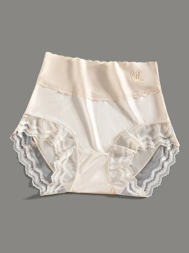 4-Pack High Waist Thin Breathable Antibacterial Panties