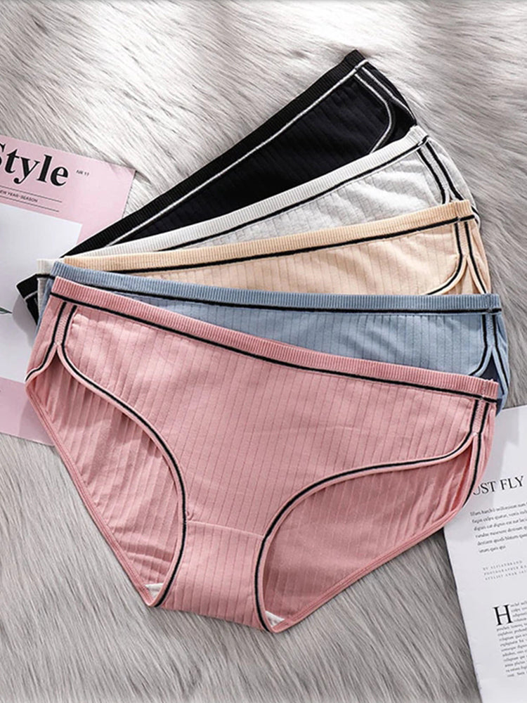 3-pack Seamless Plus Size Soft Cotton Female Briefs
