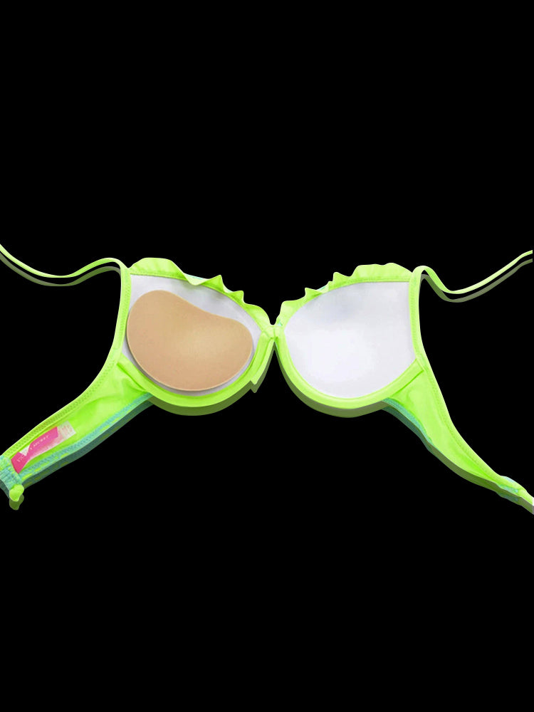 3-Pack Women's Swimsuit Bikini Set Padded Push Up Bra Chest Pad