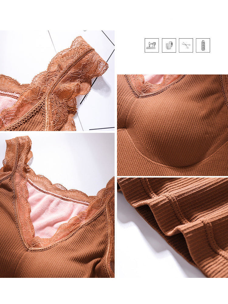 Women's Thermal Fleece Underwear Tank Tops