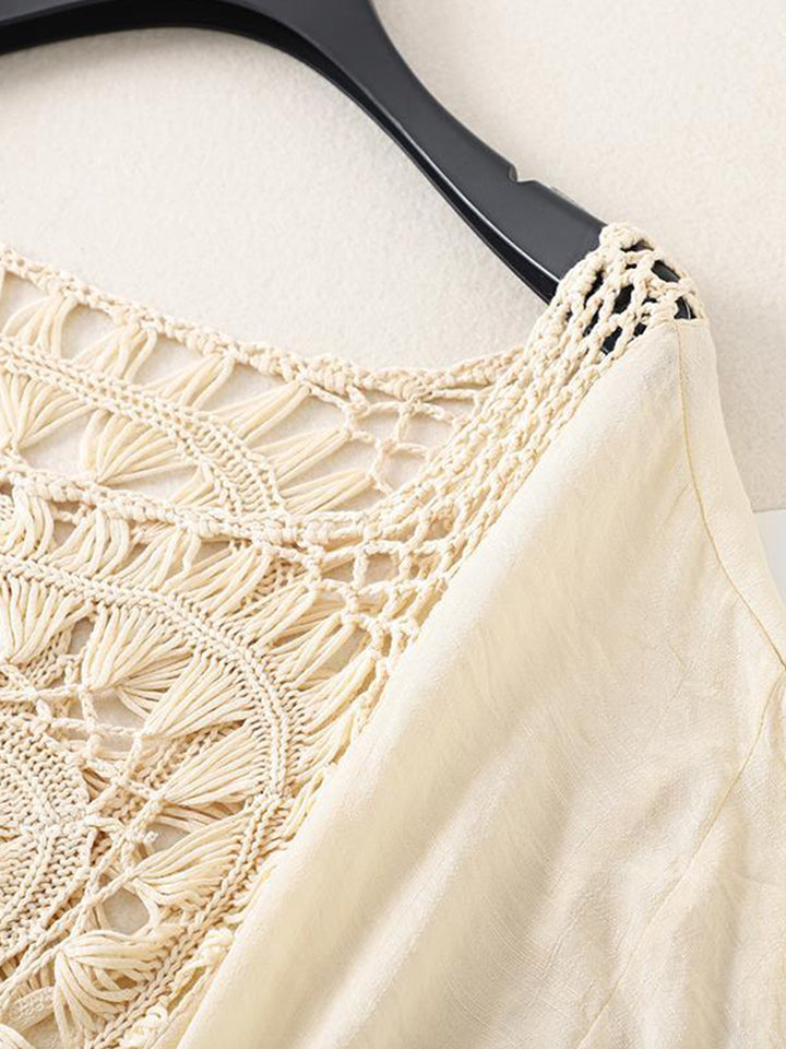 Women's Hollow Out Tassel Bathing Suit Bikini Stylish Beach Cover ups
