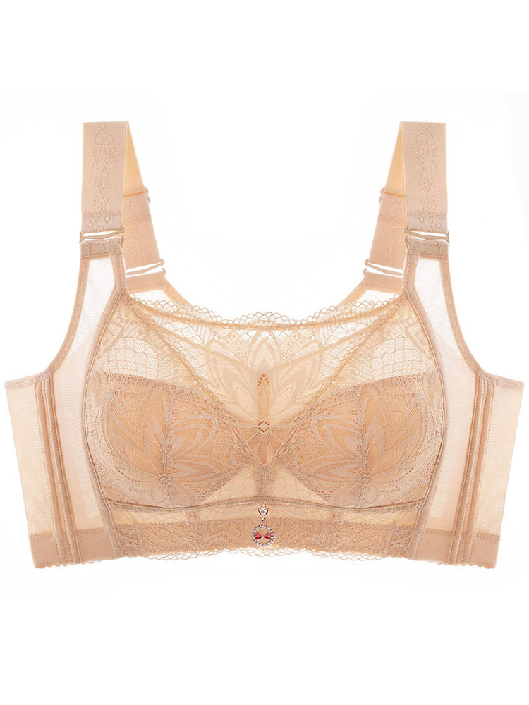 Breathable Shaping Side Support Minimizer Bras