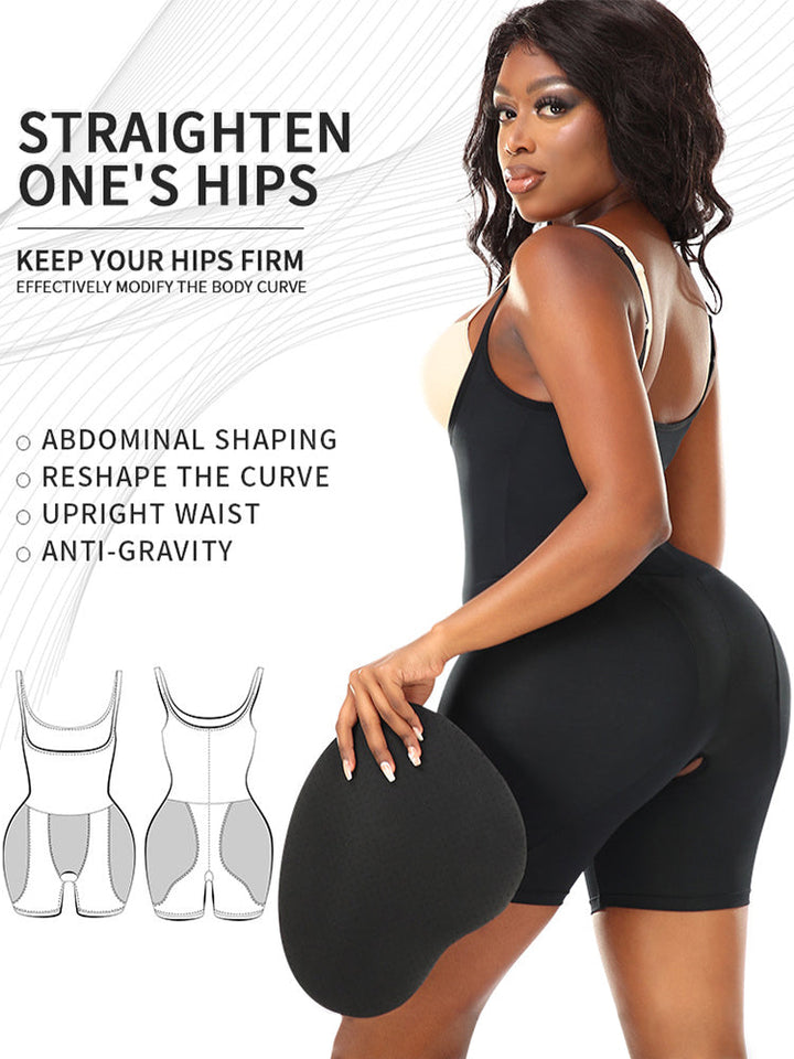 Removable Sponge Pad Tummy Control Enhancer Shaper