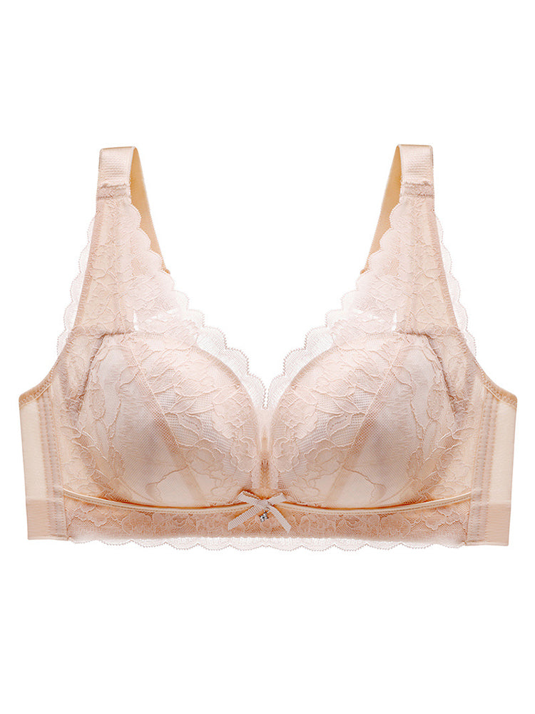 Breathable Deep V Minimizer Bras