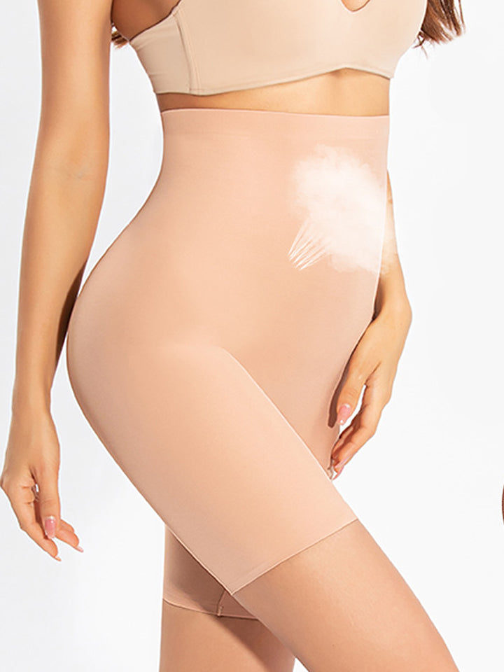 Women Waisted Tummy Control BodyShaper Slip Shorts for Under Dresses