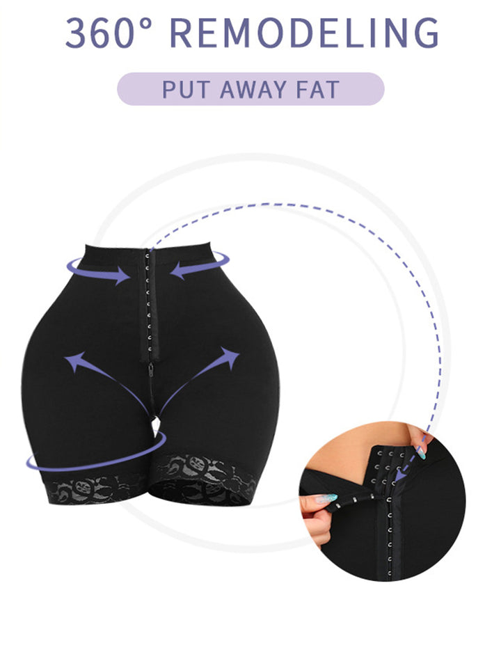 Upgraded Zipper Crotch Tummy Control Shapewear Shorts