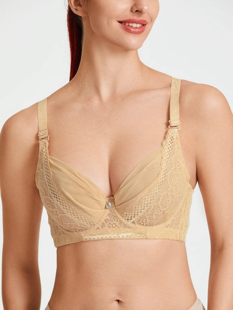 Sexy Ultra Thin Breathable Mesh Minimizer Bras