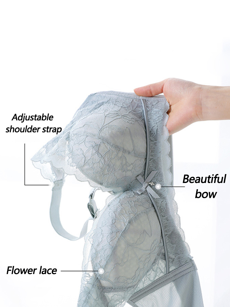 Breathable Deep V Minimizer Bras