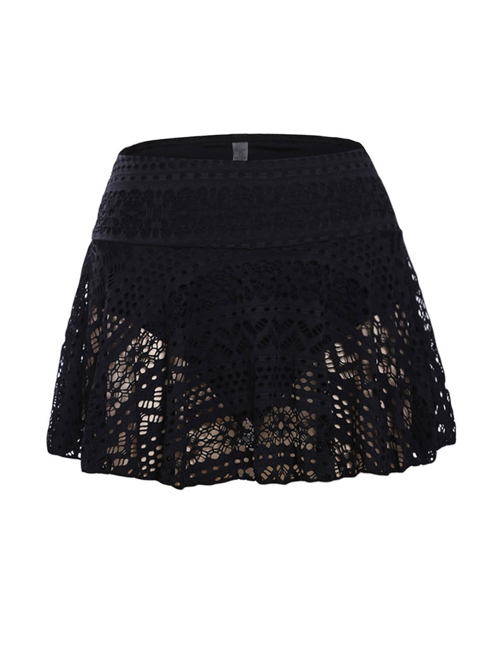 Women's Bathing Suit Crochet Beach Bottoms Cover Ups Skirt